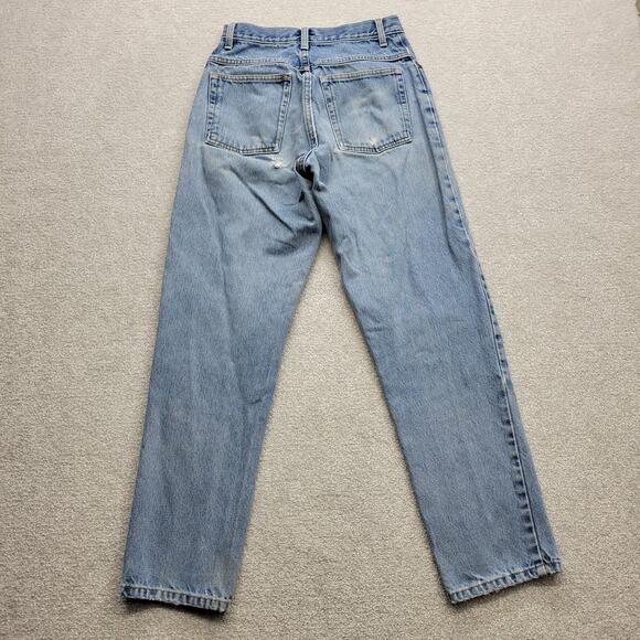 Vintage L.L bean Original Fit Women's Straight Leg Traditional Blue Jeans Size 4 - Picture 2 of 8